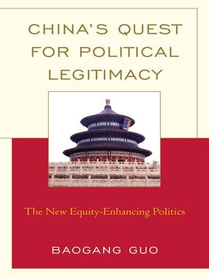 cover image of China's Quest for Political Legitimacy